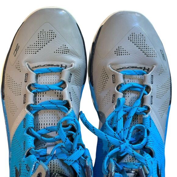 Men's Under Armour Curry 2 'Electric Blue' 1259007-036 Basketball Shoes Sz 11.5 - Picture 11 of 16